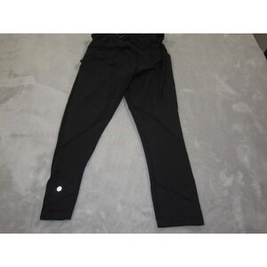 Lululemon Pants Womens Medium Black Running Leggings Zip‎ Back Pocket Athletic